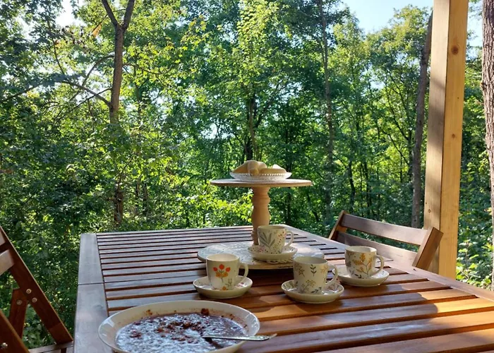 Brvnara Vrganj Ferienhaus *